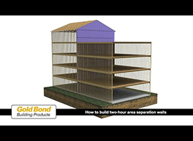 Area Seperation Wall Install 275x200