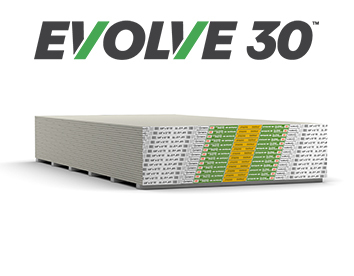 Gold Bond® EVOLVE 30™ Fire-Shield® Gypsum Board