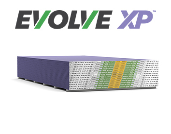 Gold Bond® EVOLVE XP™ Fire-Shield® Gypsum Board